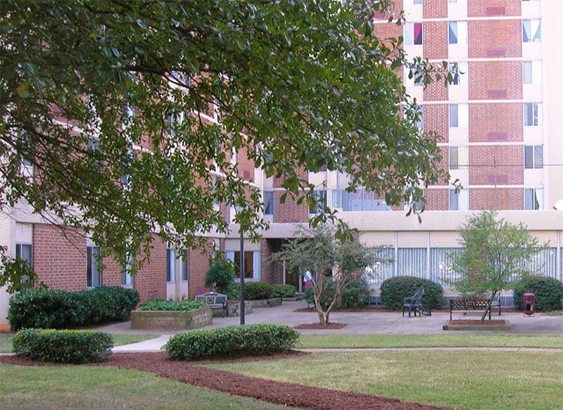 Branan Towers entrance