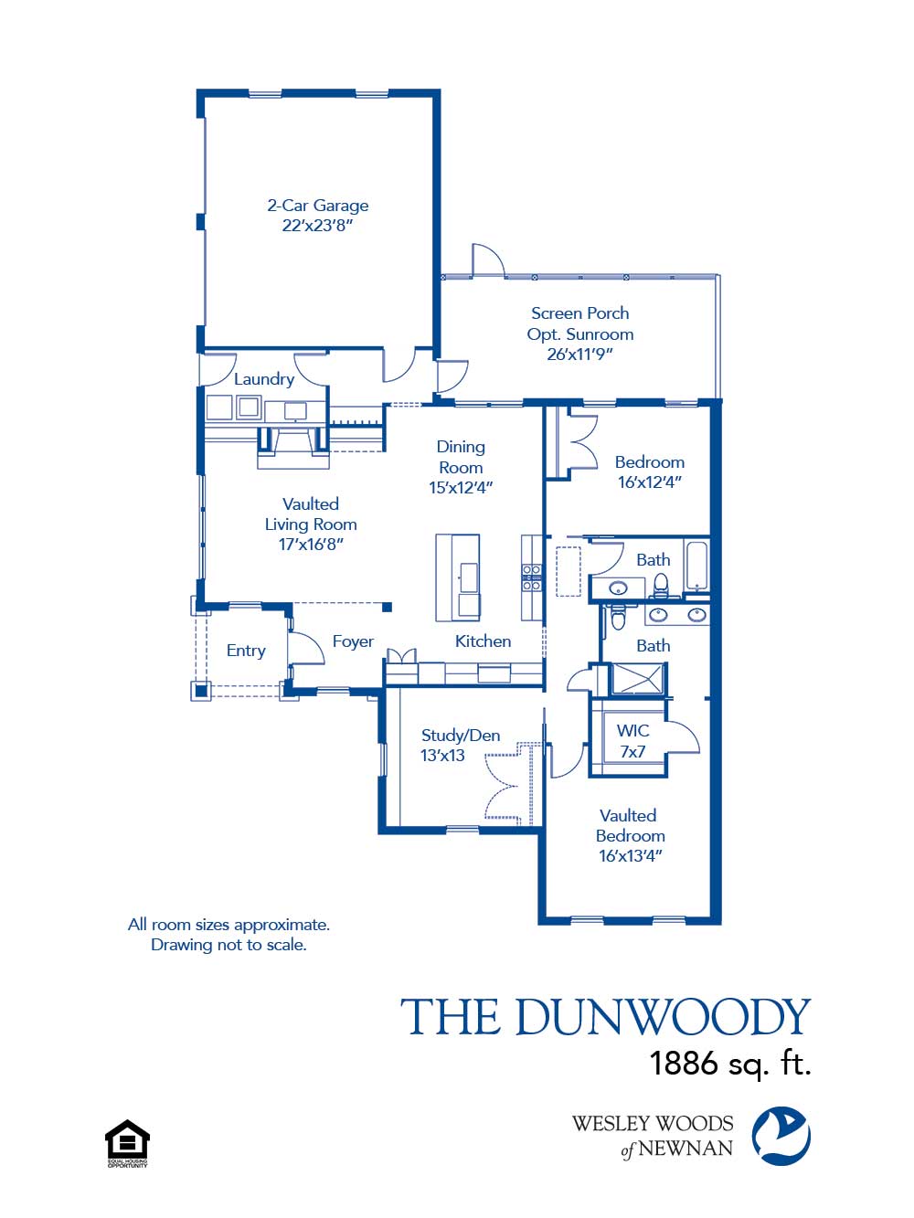Dunwoody Cottage Floor plan