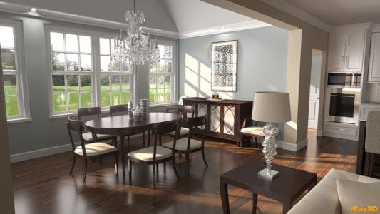 dining room view