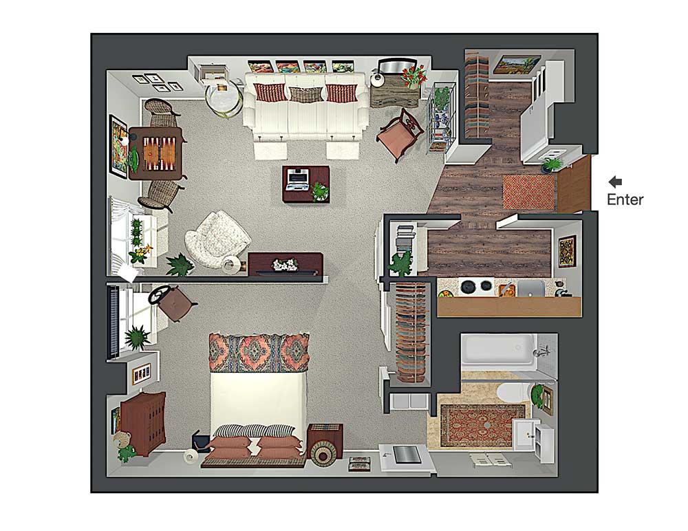 floor plan double